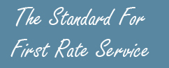 The Standard for First Rate Service